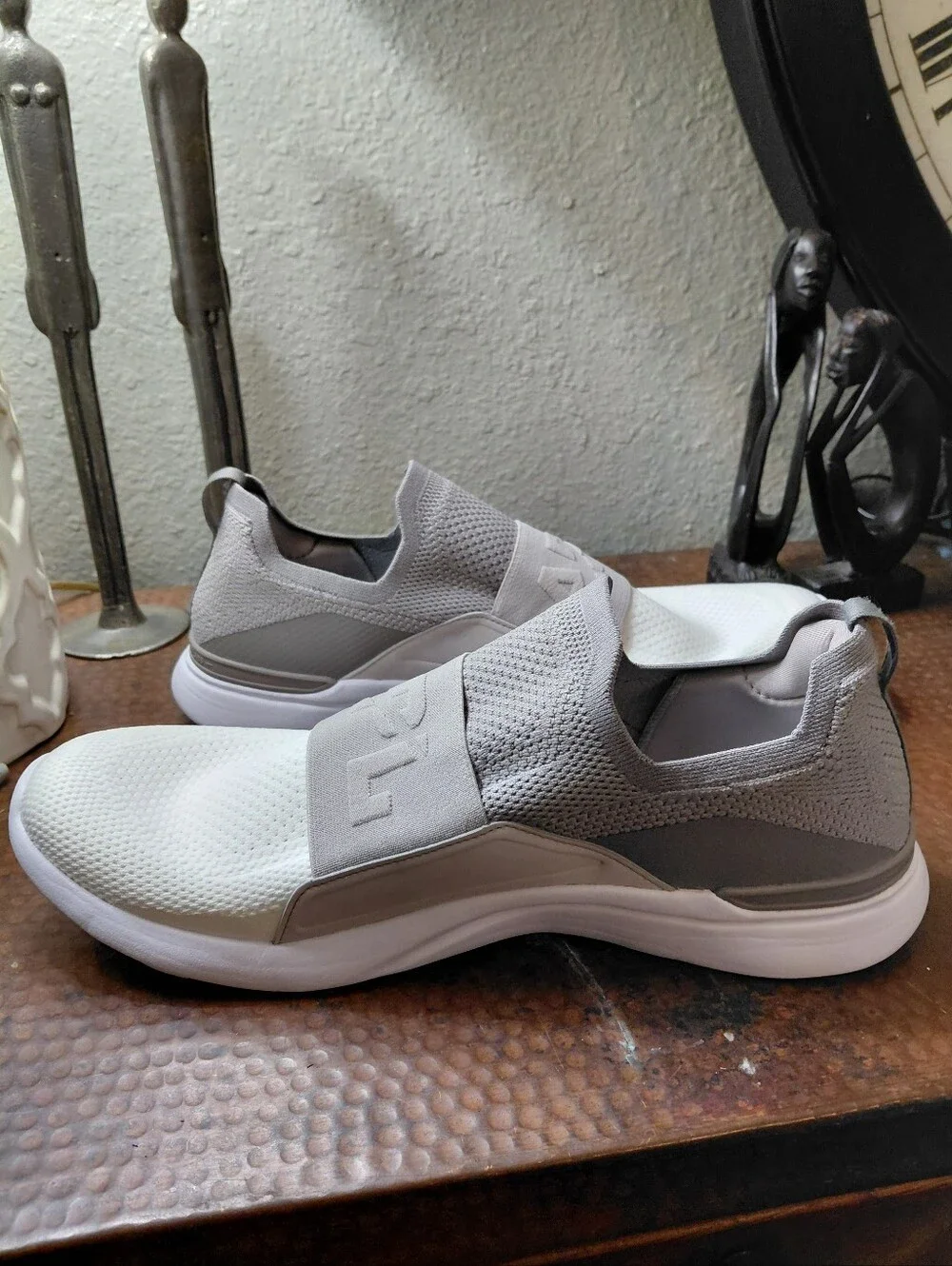 APL Men's Sz. 14 Gray/White TechLoom Bliss Sneaker